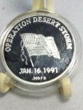 Proof .999 Silver 1oz. Airborne Rangers Coin