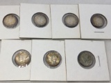 GEM UNC US Mercury Dime Collection, 1930's/40's