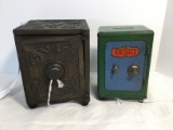 2 Classic American Antique Still Banks