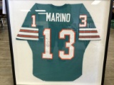 Fantastic Professionally Framed Authentic Dan Marino Autographed Jersey