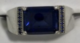 Fantastic Men's 3ct+ Sapphire Ring