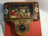 Unusual German 1940's Wall Clock