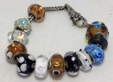 Great Ladies Sterling Silver Pandora Style Bracelet