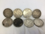 (8) U.S. Morgan Silver Dollars