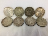 (8) U.S. Silver Dollars