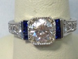 Outstanding Ladie's Antique 18K Gold 1.5 Ct Diamond Ring