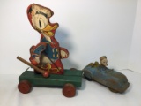 (2) Great 1940's Donald Duck Collectible Toys