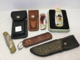 Attic Found Knife and Sheath Collection