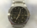Outstanding Men's Genuine Bulova Accutron Chronograph Watch