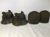 Classic Bronze Antique Bookends