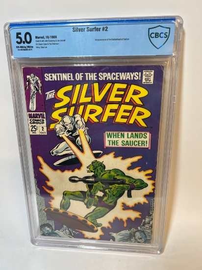 SILVER SURFER #2 - MARVEL 10/69 - CBCS GRADE 5.0 - 1ST APPEARANCE OF THE BR