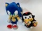 PLUSH - (1) SONIC (1) SHADOW