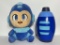 STUBBINS MEGA MAN PLUSH WITH BLASTER ARM CANNON, LIGHTS & SOUND,
