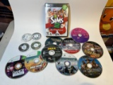 VIDEO GAMES ASSORTED - CPU, PSP, XBOX, 360, PS2,3 WII (SIMS, HULK, BIOSHOCK
