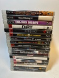 PS3 GAMES ASSORTED (RIDDICK, NEED FOR SPEED, BATTLEFIELD, GRAN TURISMO, ETC