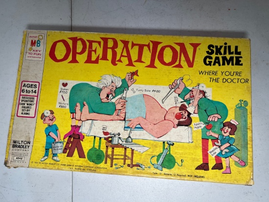 OPERATION - SKILL GAME - MILTON BRADLEY