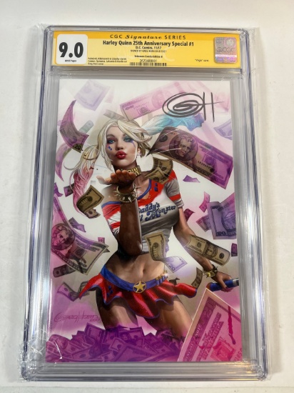 HARLEY QUINN 25TH ANNIVERSARY SPECIAL #1 - CGC SIGNATURE SERIES 9.0 SIGNED