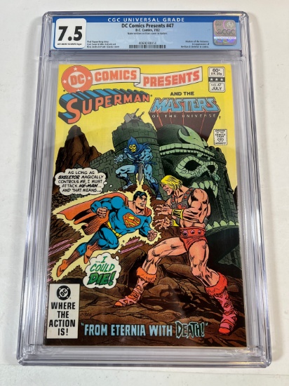 DC COMICS PRESENTS SUPERMAN AND MASTERS OF THE UNIVERSE 82' (FIRST APPEARAN