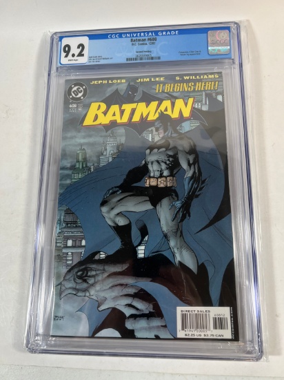 BATMAN #608 - DC COMICS 02' - (SECOND PRINT) CGC GRADED 9.2 - CATWOAN, KILL