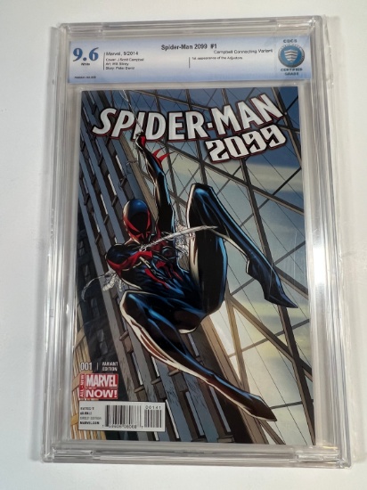 SPIDER-MAN 2099 #1 - MARVEL 14' - CAMPBELL CONNECTING VARIANT - (1ST APP OF