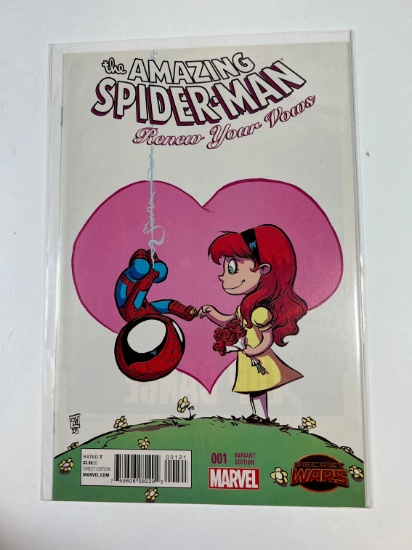 THE AMAZING SPIDERMAN "RENEW YOUR VOWS" MARVEL SCOTTIE YOUNG VARIANT