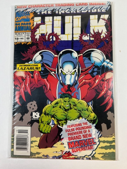 THE INCREDIBLE HULK #19 - 93' MARVEL - 64 PAGE ANNUAL NEWSTAND - (INTRODUCI