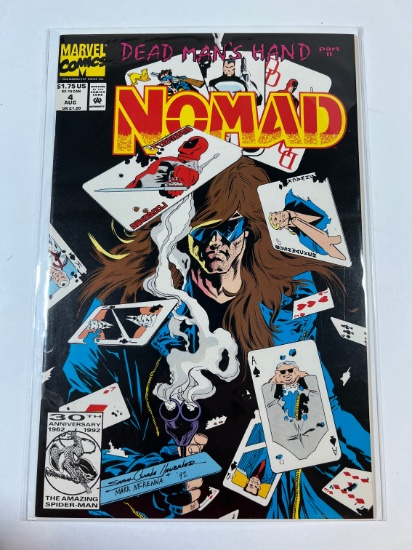 NOMAD #4 - "DEAD MAN'S HAND" MARVEL COMICS 92' (EARLY DEADPOOL COVER)