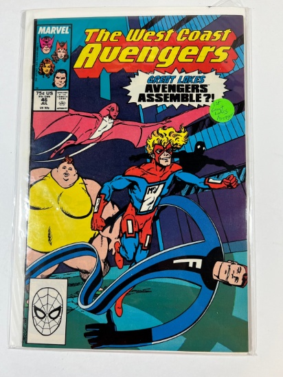 THE WEST COAST AVENGERS #46 - MARVEL 88' - "GREAT LAKES AVENGERS ASSEMBLE"
