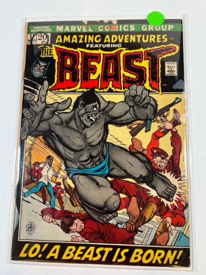 AMAZING ADVENTURES FEATURING "THE BEAST" #11 - MARVEL  (1ST APP OF FURRY BE