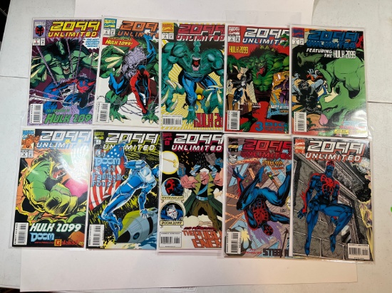 2099 UNLIMTED #1-10 - INCLUDING HULK 2099