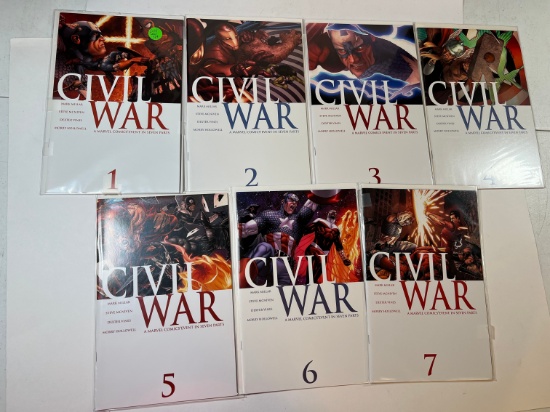 MARVEL CIVIL WAR - #1-7 (SEVEN PART EVENT)