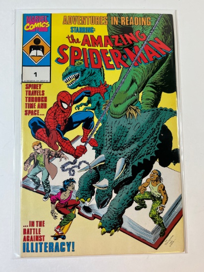 ADVENTURES IN READING - FEATURING THE AMAZING SPIDERMAN #1 - "IN THE BATTLE
