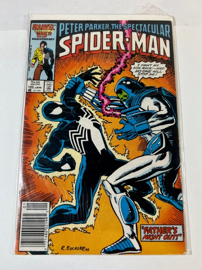 PETER PARKER. THE SPECTACULAR SPIDER-MAN #122 - NEWSTAND