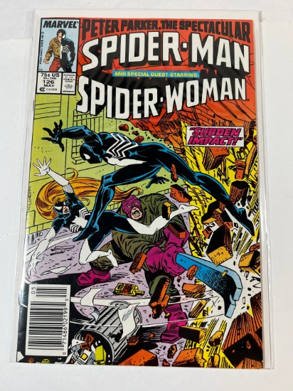 PETER PARKER. THE SPECTACULAR SPIDER-MAN #126 - NEWSTAND