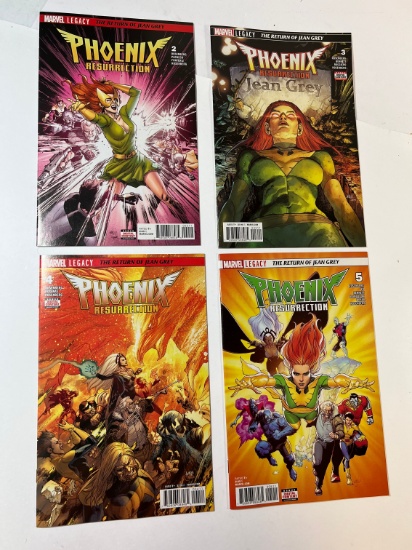 PHOENIX RESURRECTION #2-5 "THE RETURN OF JEAN GRAY" MARVEL LEGACY