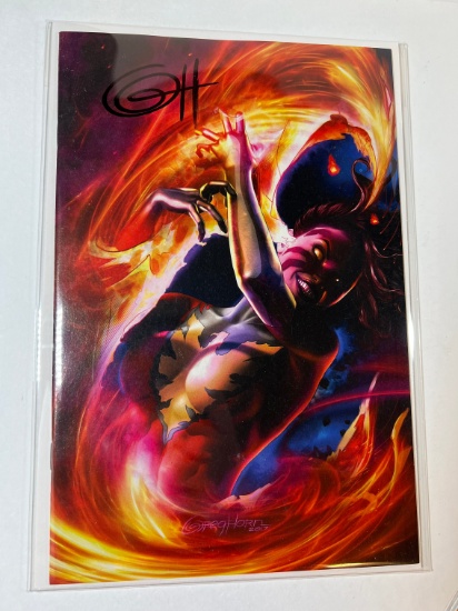 PHOENIX "RESURRECTION" #1 - GREG HORN SIGNATURE - VIRGIN VARIANT WITH COA (