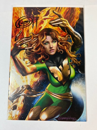PHOENIX "RESURRECTION" #1 - GREG HORN SIGNATURE - COMICXPOSURE VIRGIN EDITI