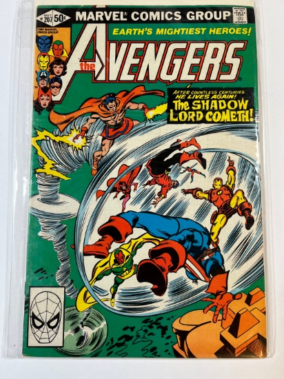 THE AVENGERS #207 - MARVEL 81' - "THE SHADOW LORD COMETH"