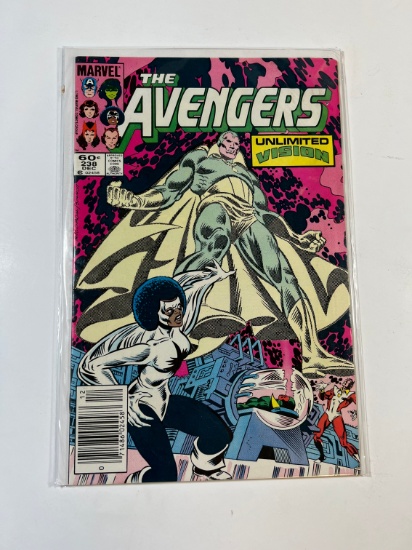 THE AVENGERS #238 - MARVEL 83' "UNLIMTED VISION" NEWSTAND