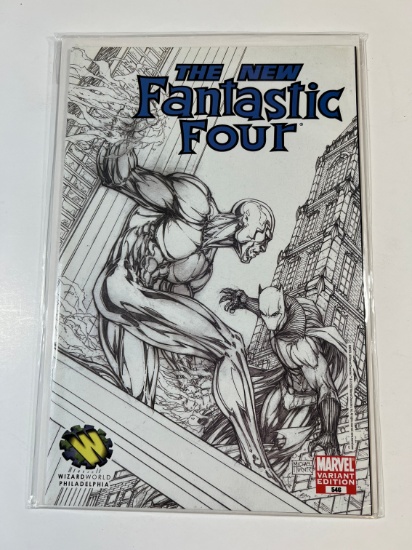 THE NEW FANTASTIC FOUR #546 VARIANT EDITION - MICHAEL TURNER BW (WIZARD WOR