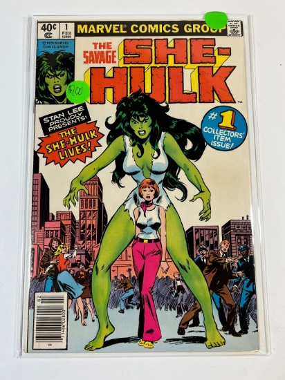 THE SAVAGE SHE-HULK #1 - "THE SHE HULK LIVES" MARVEL 79' - NEWSTAND