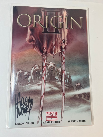 ORIGIN II - #1 - MARVEL - SIGNED BY ADAM KURBERT - WITH COA