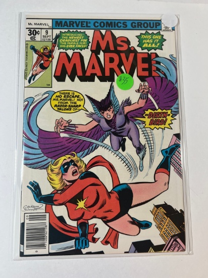 MS. MARVEL #9 - "DEATH BIRD" MARVEL NEWSTAND