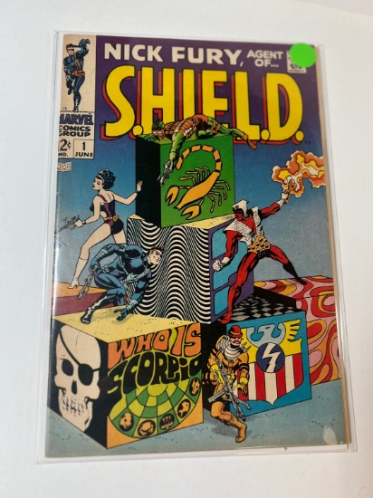 NICK FURY, AGENT OF SHIELD #1 - MARVEL COMICS (1ST APP OF SCORPIO)