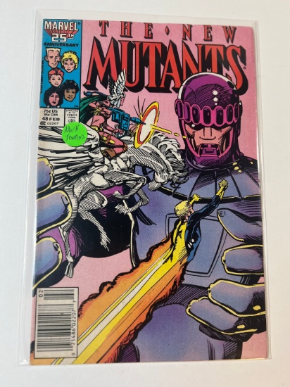 THE NEW MUTANTS #48 - MARVEL NEWSTAND - MARK JEWELERS INSERT