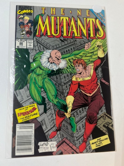 THE NEW MUTANTS #86 - MARVEL COMICS VULTURE/RUSTY COLLINS - NEWSTAND
