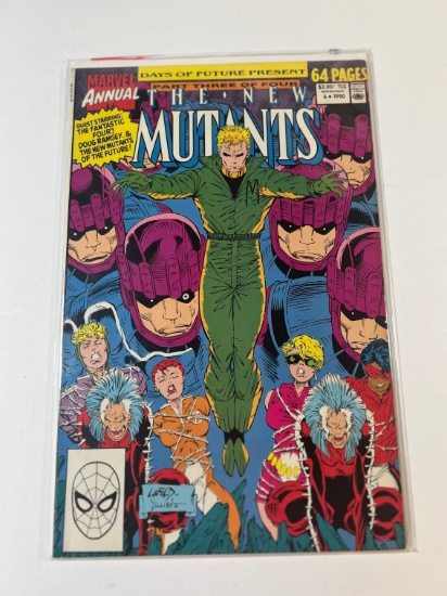 THE NEW MUTANTS #6 - MARVEL 90' - DAYS OF FUTURE PRESENTS PART 3 OF 4 - MAR