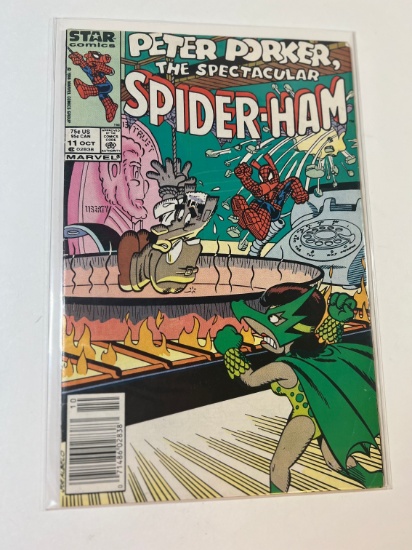 PETER PORKER. THE SPECTACULAR SPIDER-HAM #11 - MARVEL "STAR COMICS" 86' - N