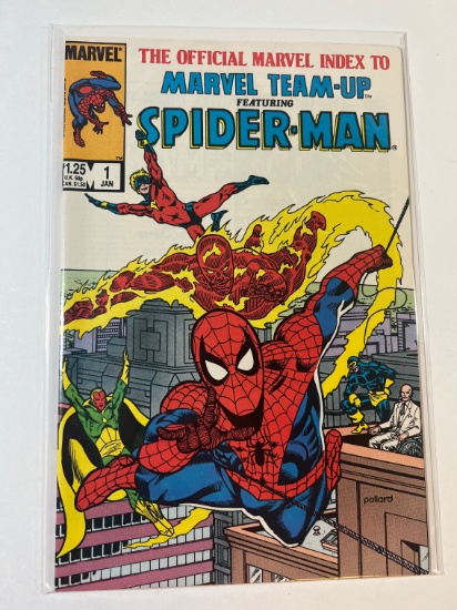 THE OFFICIAL MARVEL INDEX TO MARVEL TEAM-UP - FEATURING SPIDERMAN #1 MARVEL