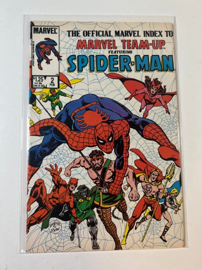 THE OFFICIAL MARVEL INDEX TO MARVEL TEAM-UP - FEATURING SPIDERMAN #2 MARVEL